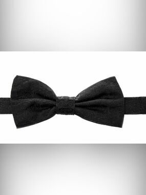 Dolce & Gabbana Jacquard Bow tie black NWT